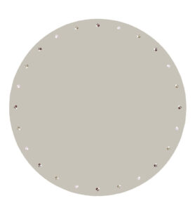 Södahl Ubrus pod stromeček ⌀110 Christmas Hearts Embroider Rose