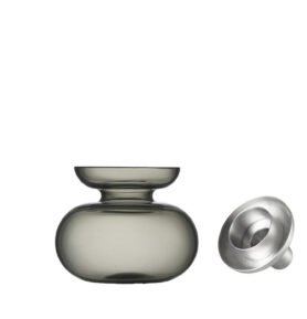 Zone Denmark Skleněná váza/Svícen Inu Smoked Grey/Steel