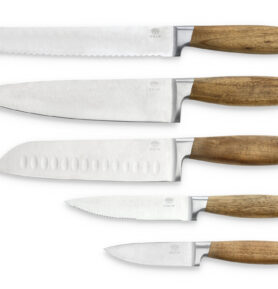 Holm Set nožů 5ks Nerez/Akáciové dřevo