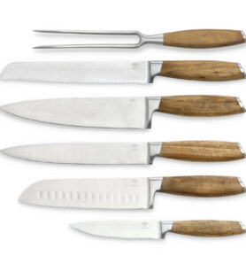 Holm Set nožů 6ks Nerez/Akáciové dřevo