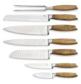Holm Set nožů 7ks Nerez/Akáciové dřevo