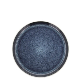 Bitz Kameninový dezertní talíř 21 cm White/Dark Blue