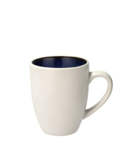 Bitz Kameninový hrnek s ouškem 30 cl White/Dark Blue