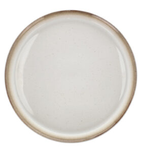 Bitz Kameninový mělký talíř 27 cm White/Cream