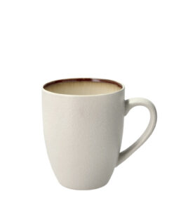 Bitz Kameninový hrnek s ouškem 30 cl White/Cream