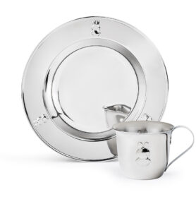 Zilverstad Sada dětského hrníčku a talíře Miffy z nerezové oceli