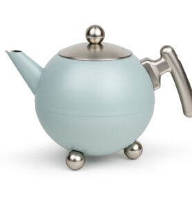 Bredemeijer Dvoustěnná konvička na čaj Duet Bella Ronde 1,2L Light Blue