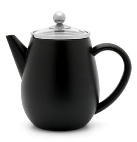 Bredemeijer Dvoustěnná konvička na čaj Duet Eva 0,5l černá