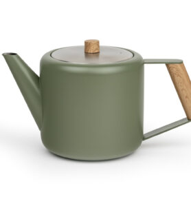 Bredemeijer Dvoustěnná konvička na čaj Duet Boston 1,1L Army Green