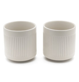 Bredemeijer Kameninové hrnky Skagen bílé (2ks) 300 ml