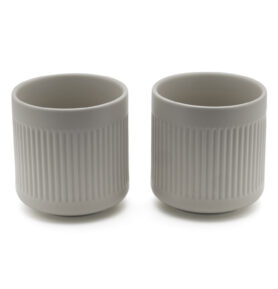 Bredemeijer Kameninové hrnky Skagen šedé (2ks) 300 ml