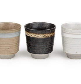 Bredemeijer Kameninové hrnky Jari (3ks) 200 ml