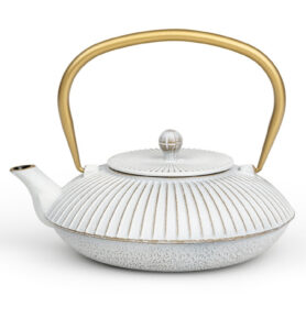 Bredemeijer Litinová konvička na čaj Linhai 1,1L, White